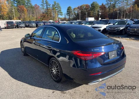 2022 Mercedes-Benz C 300 4Matic из США, поврежденный, VIN W1KAF4HB2NR017214